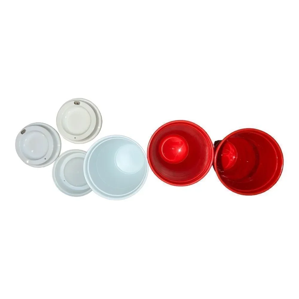 Starbucks Set of Three Plastic Reusable Cups 16 Oz with Lids Christmas Fall 2013